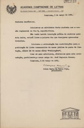 Circular de Encaminhamento