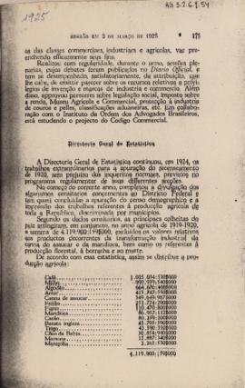 Annaes do Senado – sessão em 3 de março de 1925