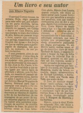 Um livro e seu autor