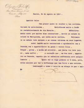 [Carta pessoal]