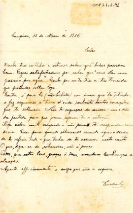 [Carta pessoal]