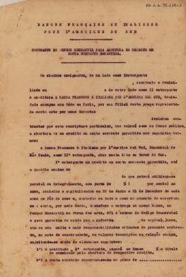 Contrato de penhor mercantil para abertura de crédito em conta corrente