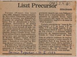 Liszt Precursor