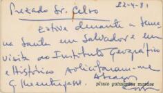[Cartão de encaminhamento]