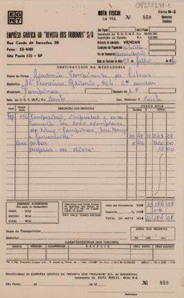 [Nota Fiscal]