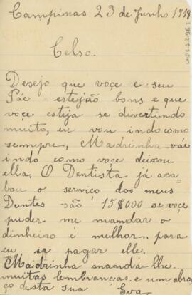 [Carta pessoal]