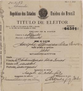 Título de eleitor