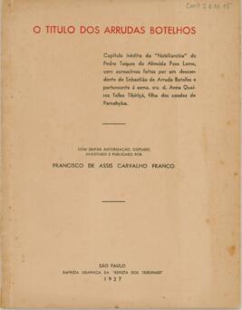O Titulo dos Arrudas Botelho