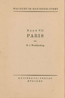 Das Buch von Paris