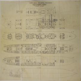 Plan du Paquebot “Flandria”