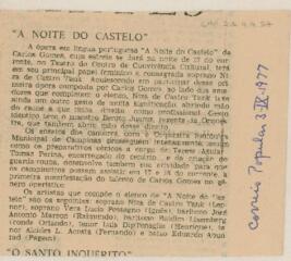 "A Noite do Castelo"