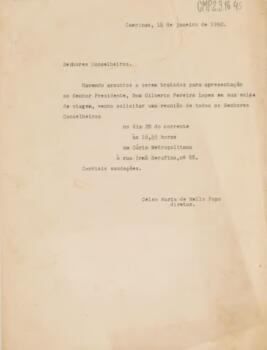 Circular de Convocação
