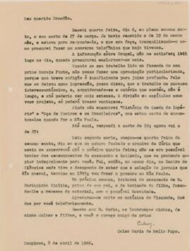 [Carta pessoal]
