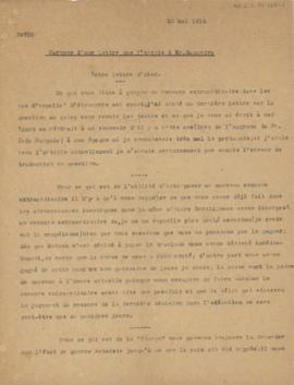 [Carta de esclarecimento]