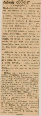 [Nota de falecimento]