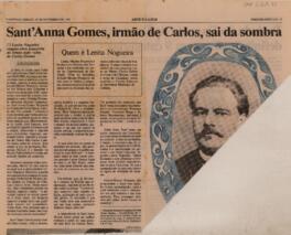 Sant'Anna Gomes, irmão de Carlos, sai da sombra