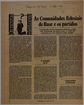 As Comunidades Eclesiais de Base e os partidos