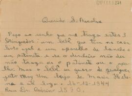 [Carta de pedido de presente]