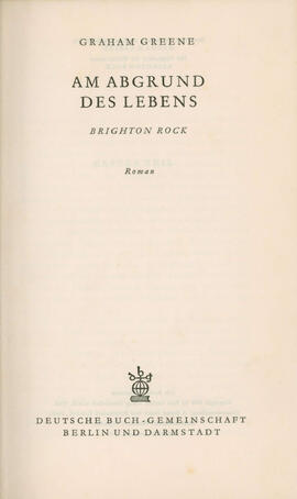 Am Abgrund Des Lebens