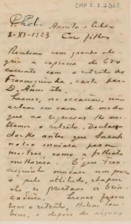 [Carta pessoal]