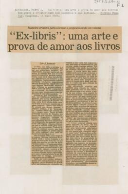 "Ex-libris": uma arte e prova de amor aos livros