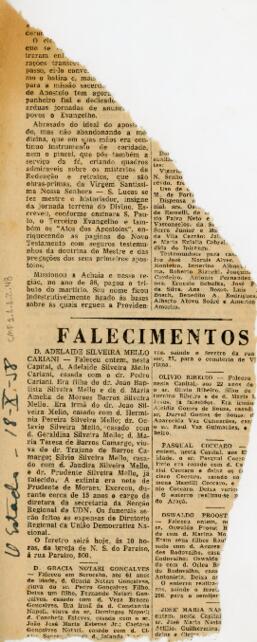 D. Adelaide Silveira Mello Cariani