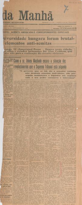 Como o sr. Irineu Machado encara a situação dos revolucionários que o Supremo Tribunal está julgando