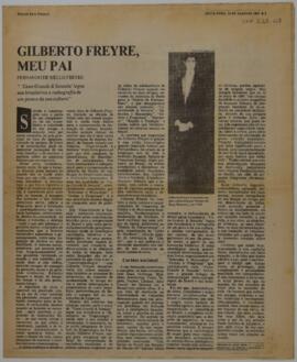 Gilberto Freyre, meu pai