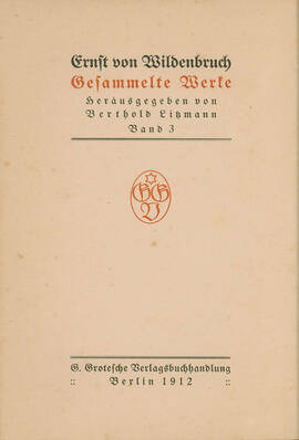 Gesammelte Werke (Band 3)