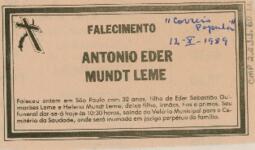 Falecimento