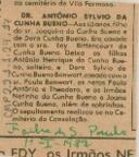 [Nota de falecimento]