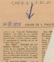 [Nota de falecimento]