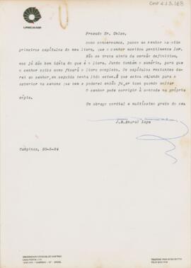[Carta de encaminhamento]