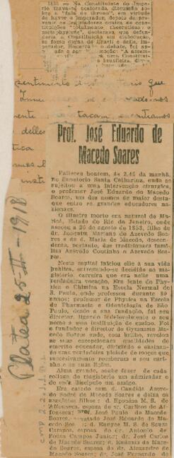 [Nota de falecimento]