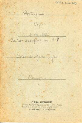Cartas escriptas em 1919