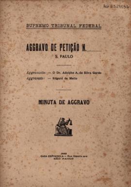 Aggravo de Petição