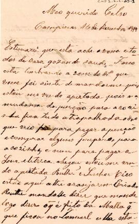 [Carta pessoal]