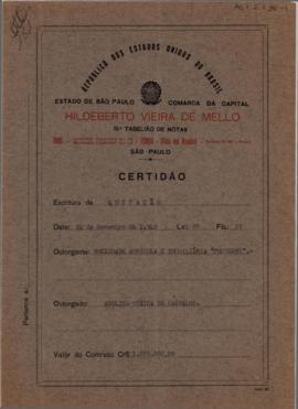 [Certidão de escritura de quitação]