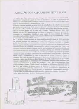 A região dos amarais no século XIX