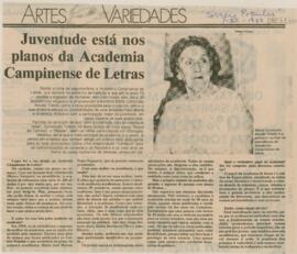 Juventude está nos planos da Academia Campinense de Letras