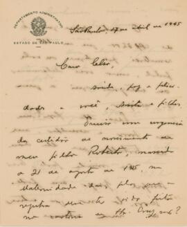 Carta de Pedido de Providência