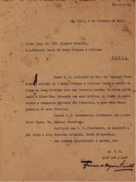 [Carta de manifestação de apoio]