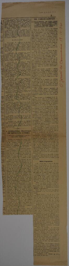 [Nota de falecimento]