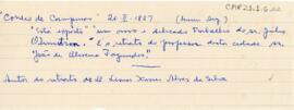 [Apontamento]
