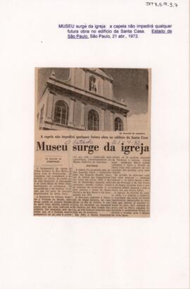 Museu surge da igreja