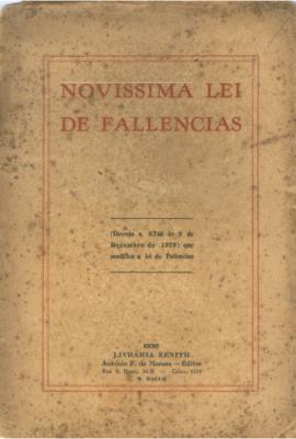 Novissima Lei de Fallencias