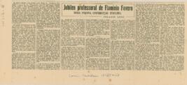 Jubileu professoral de Flaminio Favero