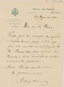 [Carta de encaminhamento]