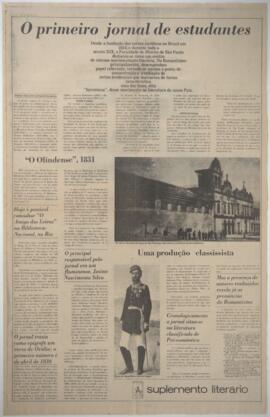 O primeiro jornal de estudantes