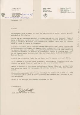 [Carta de Pedido de Informações]
